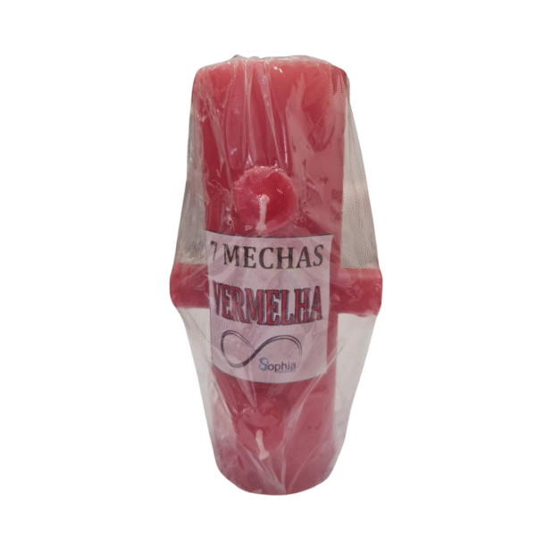 Velão Vermelho de Mechas Vermelhas