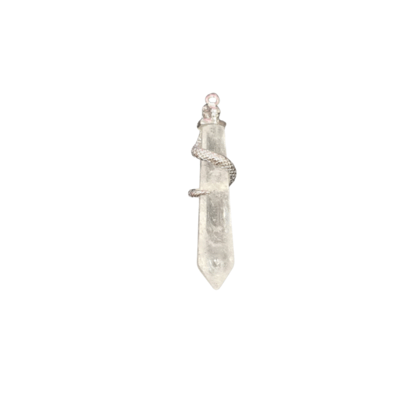 Pendente Cobra Quartzo Cristal