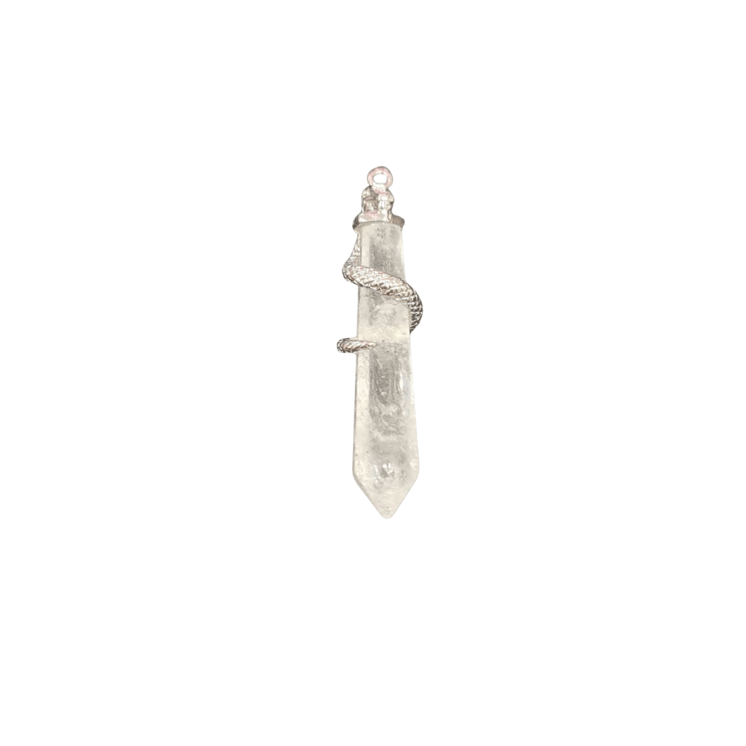 Pendente Cobra Quartzo Cristal