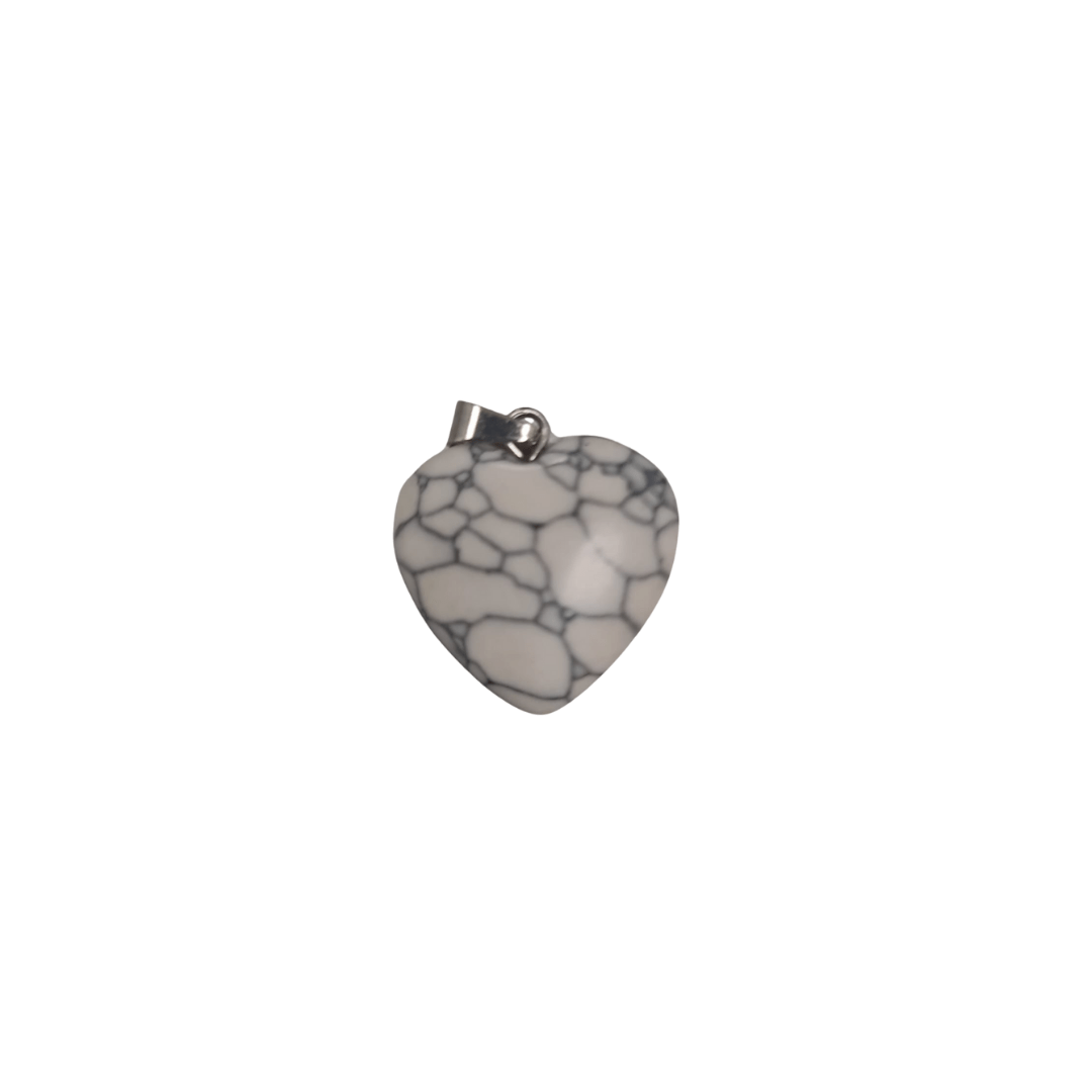 Pendente Coração Howlite