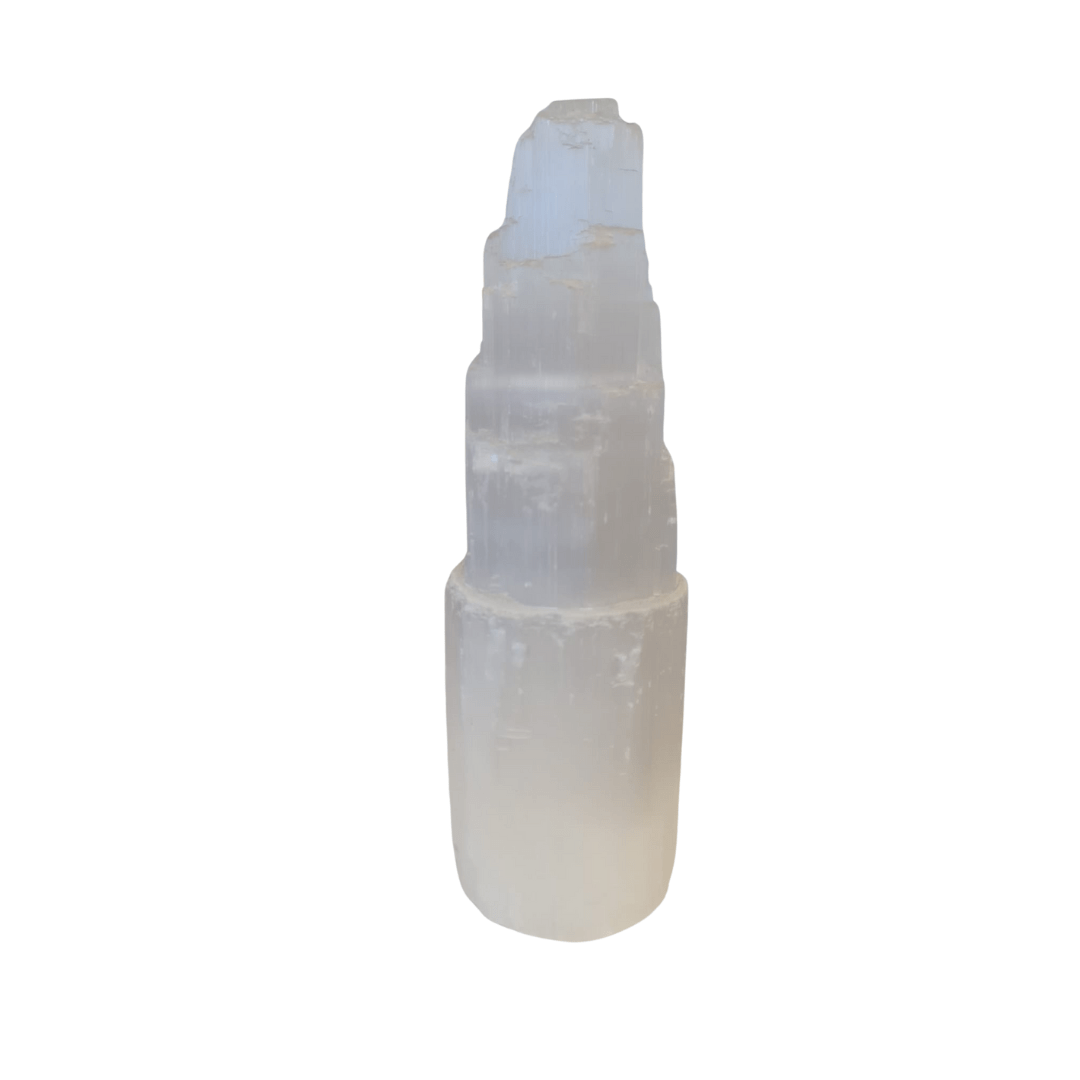 Candeeiro Torre de Selenite 30cm